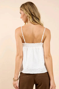 Sadie & Sage - Sundream Eyelet Tank Top