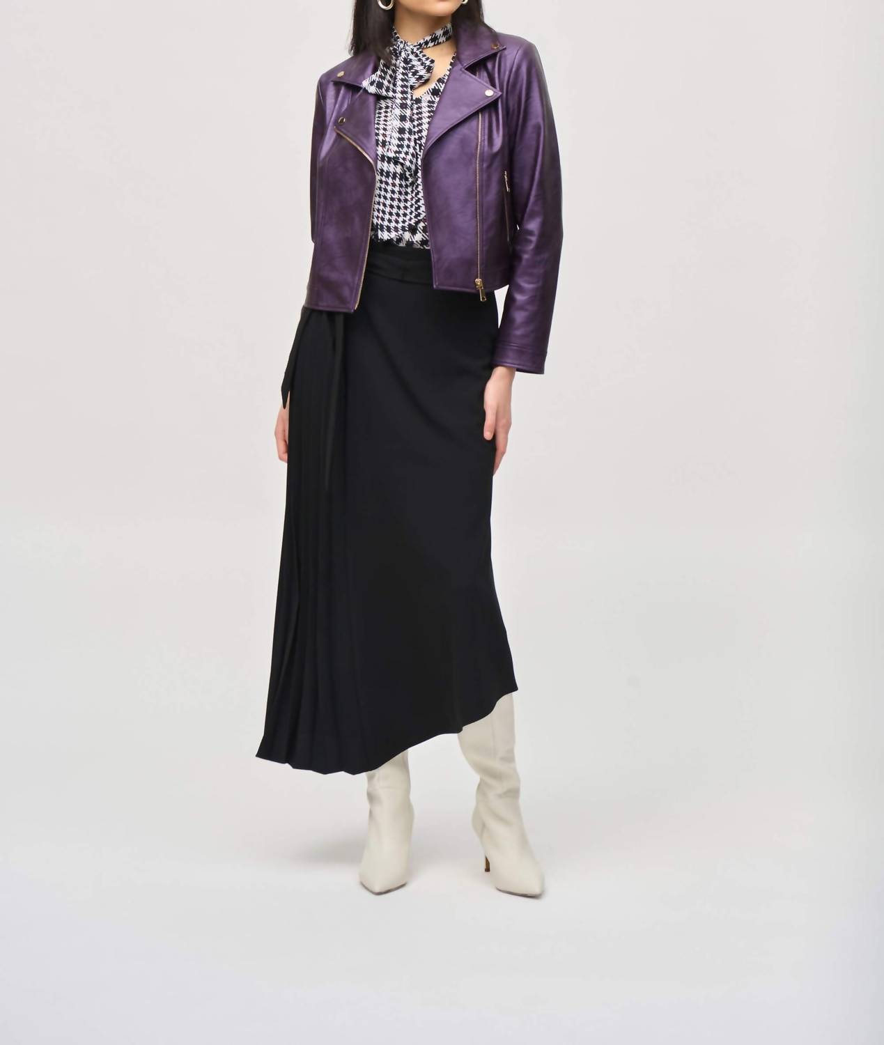 Joseph Ribkoff - Persuasion Leather Jacket
