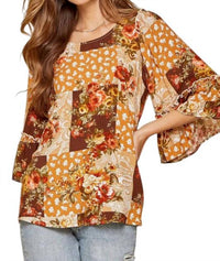 Andree By Unit - Take Me Away Floral Blouse