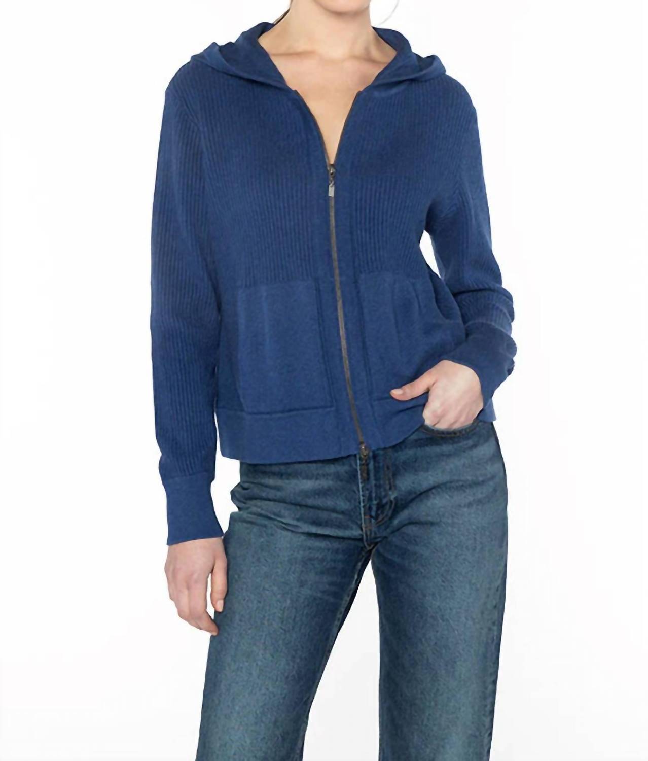 Kinross - Rib Zip Hoodie Top