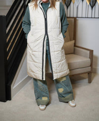 Oli & Hali - Totally In Padded Long Vest