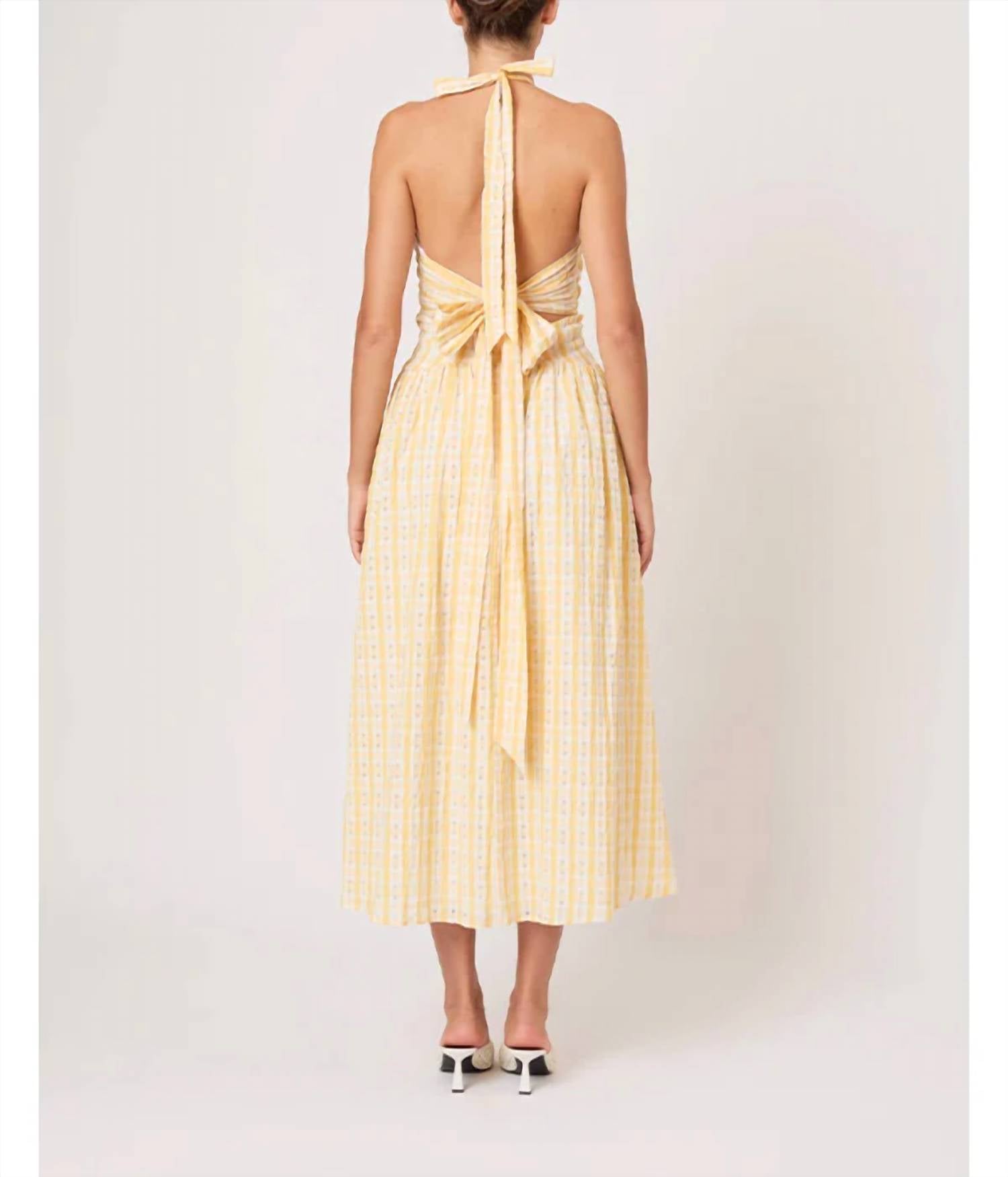 Rosie Assoulin - In The Name Of Love Halter Dress
