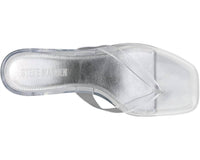 STEVE MADDEN Women's Tracie Y2k Jelly Thong Kitten Heel Sandal in clear - women's sandal - view 4