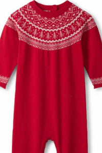 Hatley - Girl's Fair Isle Sweater Romper