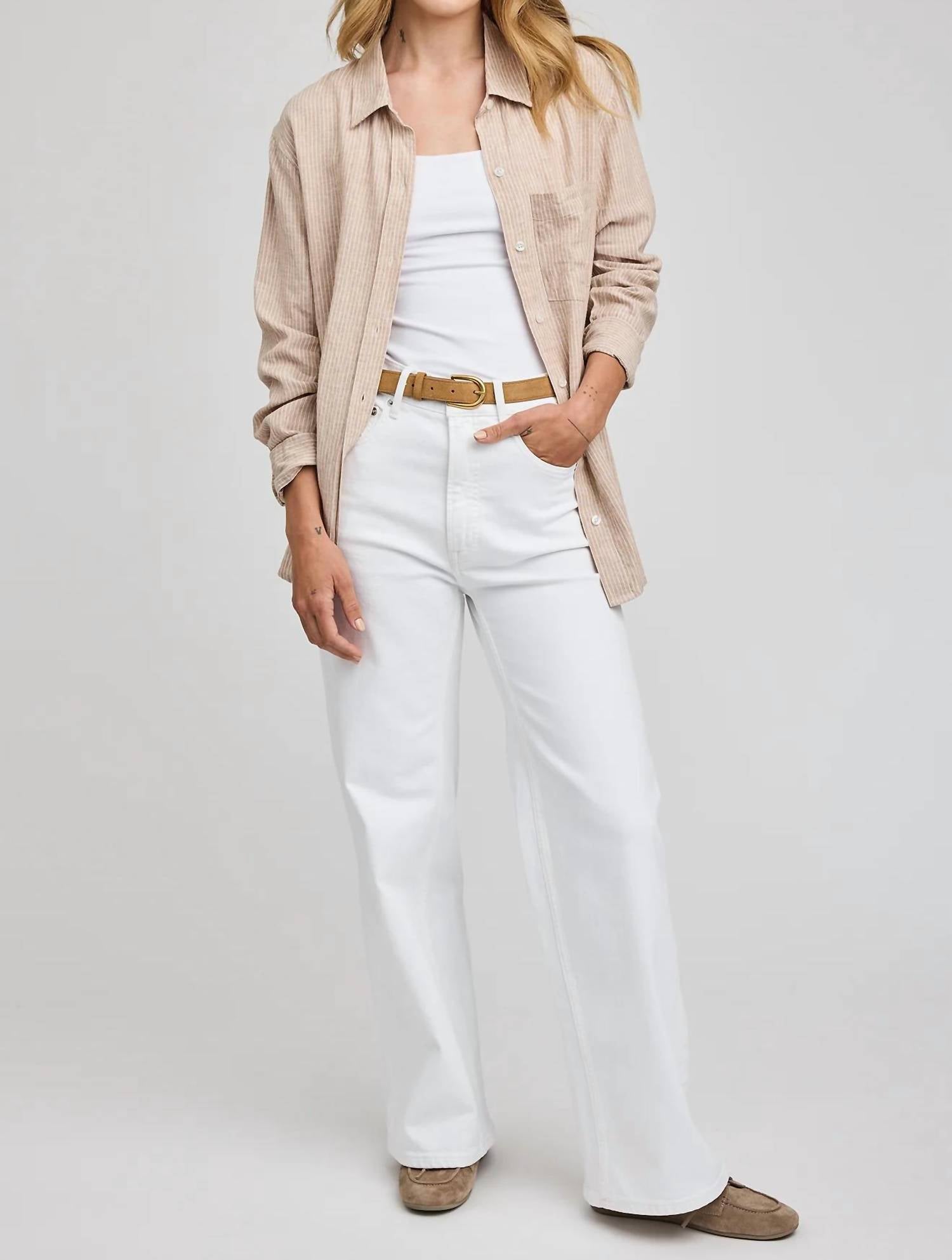 Gentle Fawn - Women's Dominique Striped Button Down Shirt