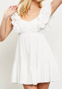 Mustard Seed - Ruffle Mini Dress
