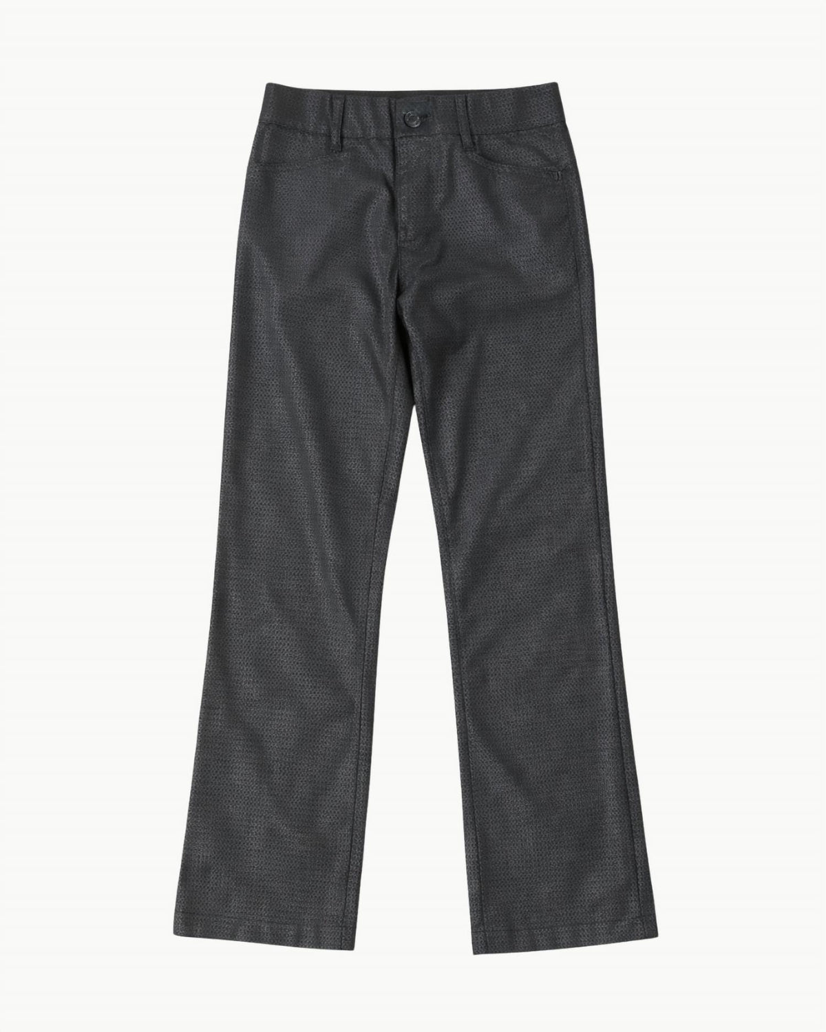 BEVY FLOG Novel Flared Leg Pant in black link - women's pants - detail view