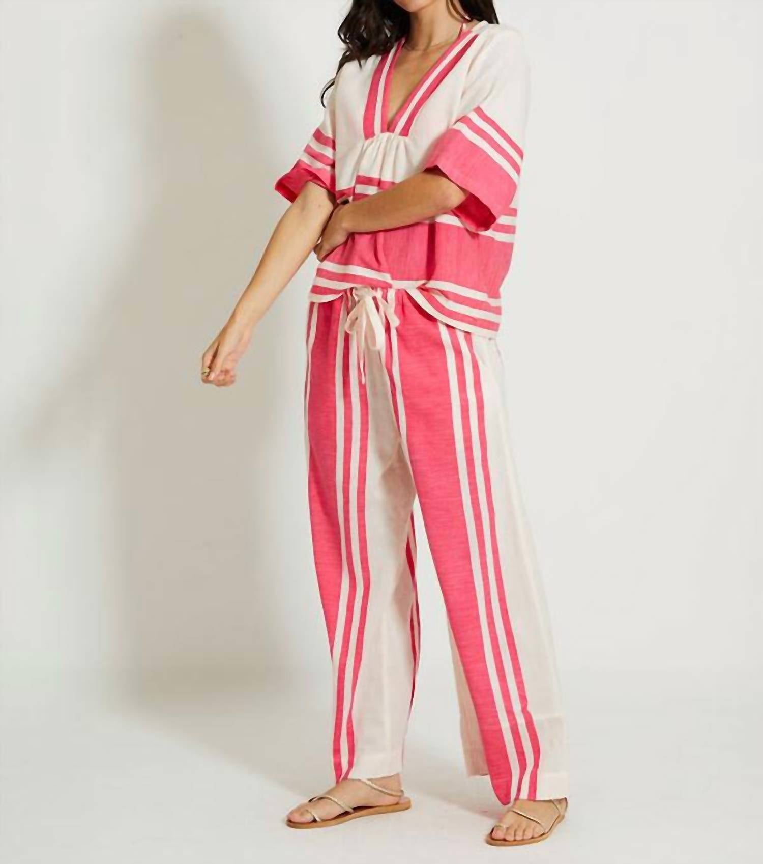 Lemlem - Rita V Neck Top