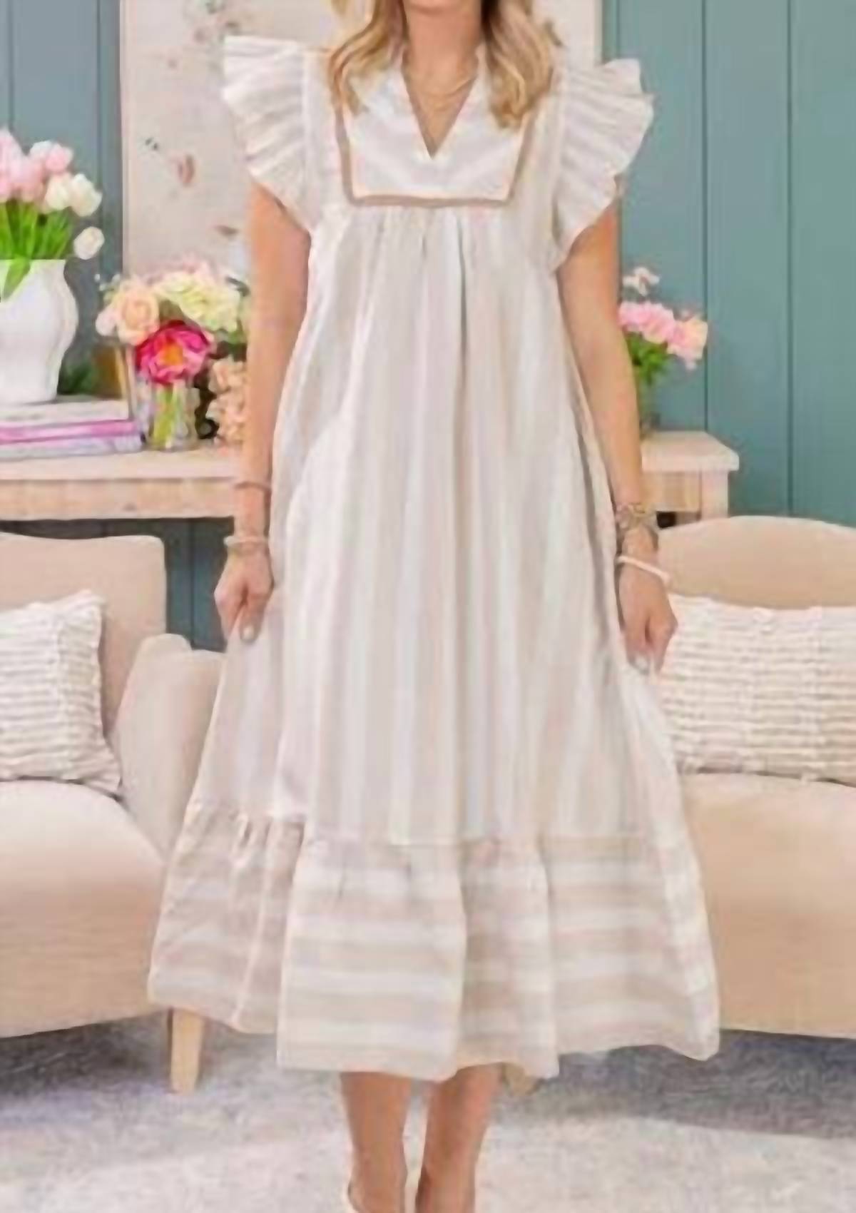 Umgee - Stripe Midi Dress