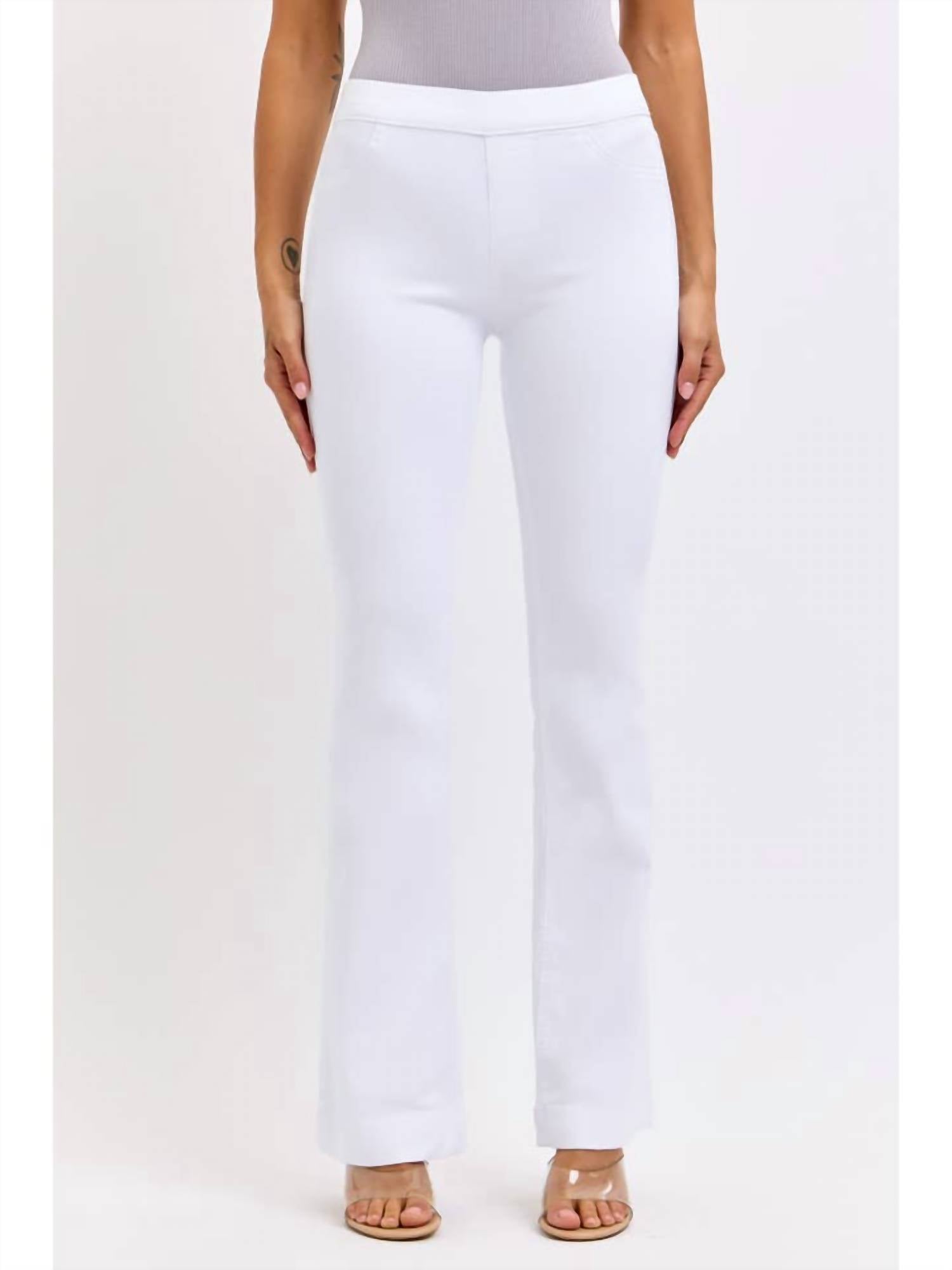 Cello - Mid Rise Flare Pull On Jeggings