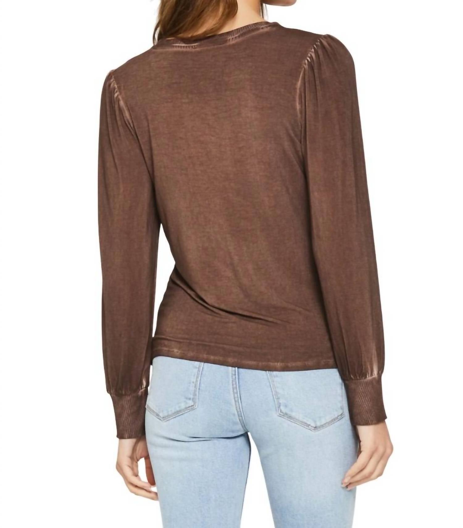 Another Love - Mica Ruched Long Sleeve Top