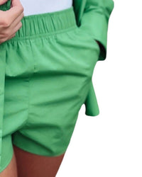 Emory Park - High Rise Side Slit Shorts