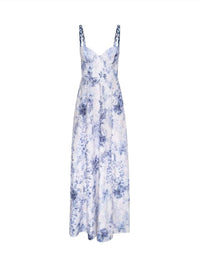 L'Agence - Sutton Beaded Strap Maxi Dress
