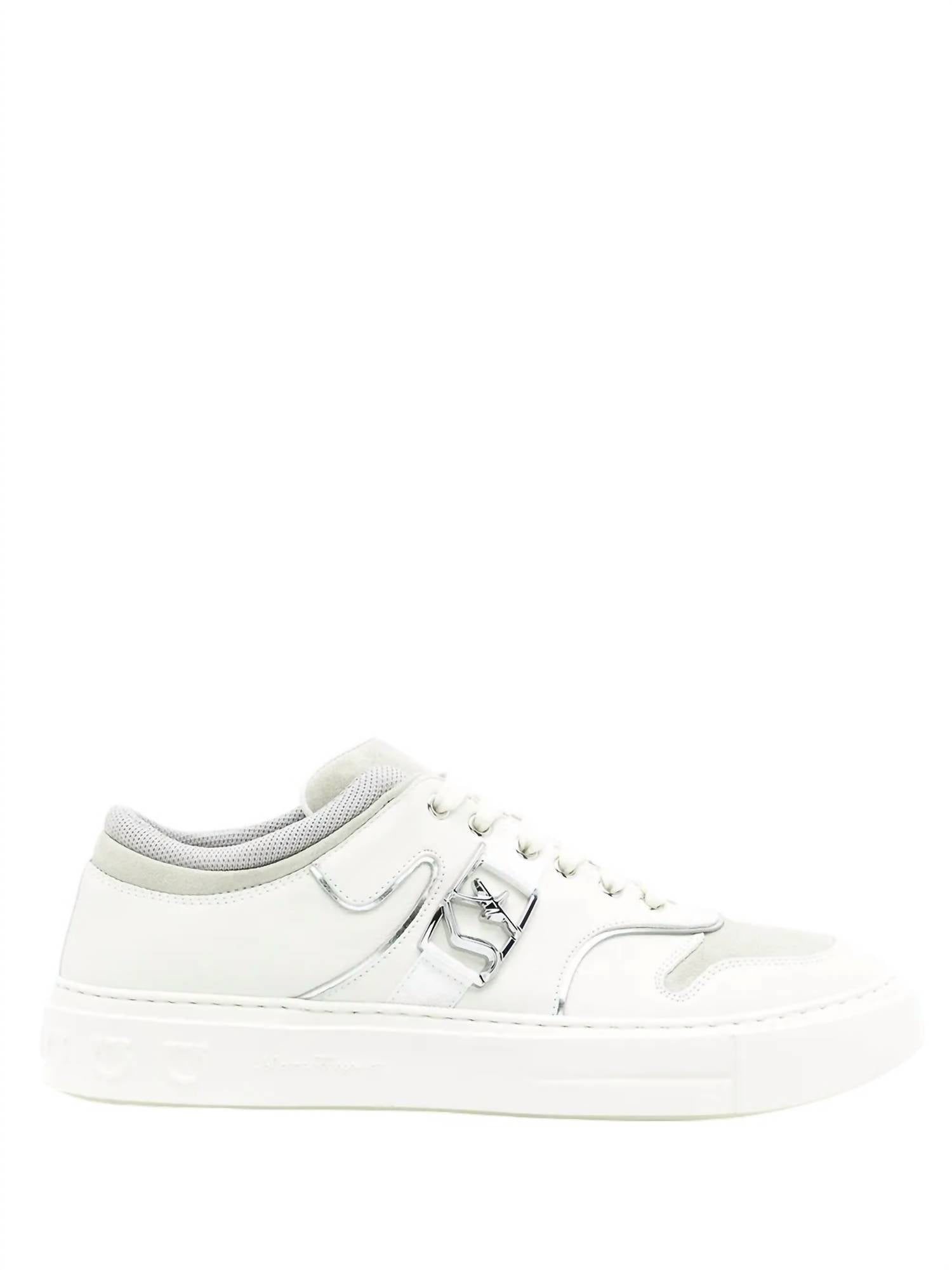 Salvatore Ferragamo - Men's Gancini Low Top Sneakers