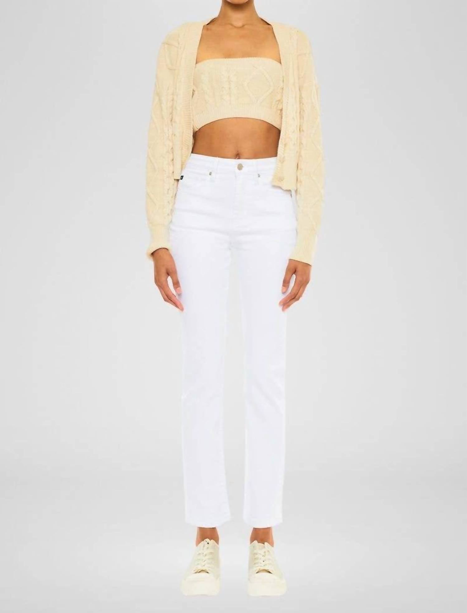 Kancan - Open Pack High Rise Slim Straight Jeans