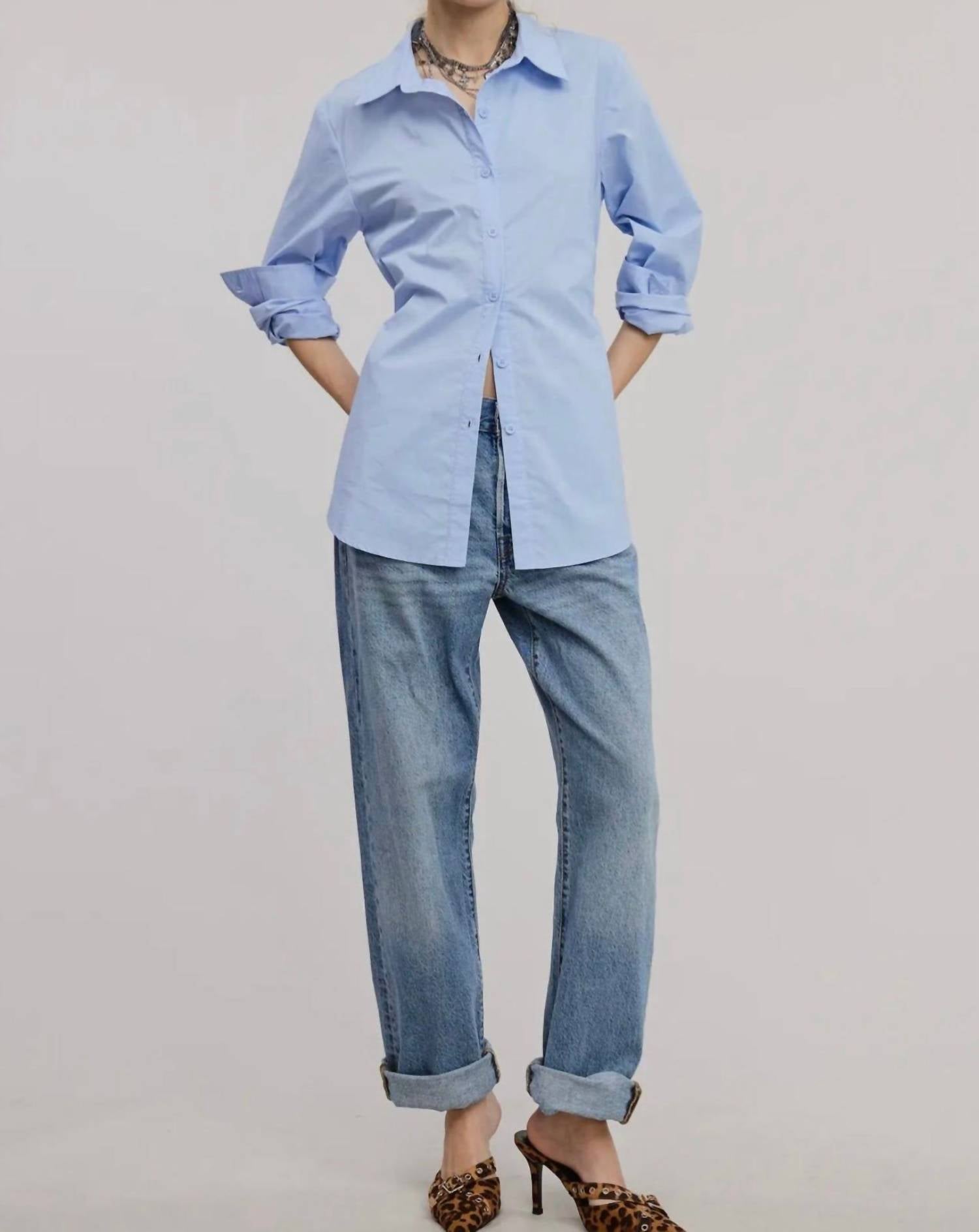 Mimosa - Fitted Collared Blouse