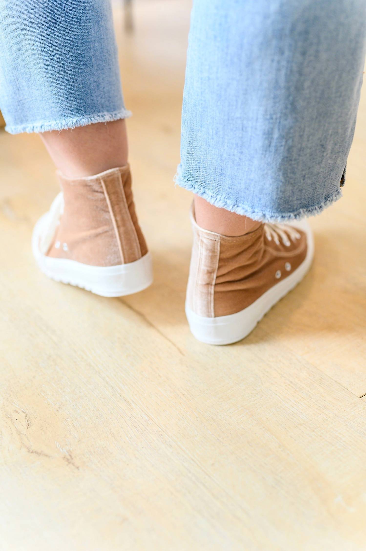 Corkys Footwear - Run Me Down Velvet High Tops