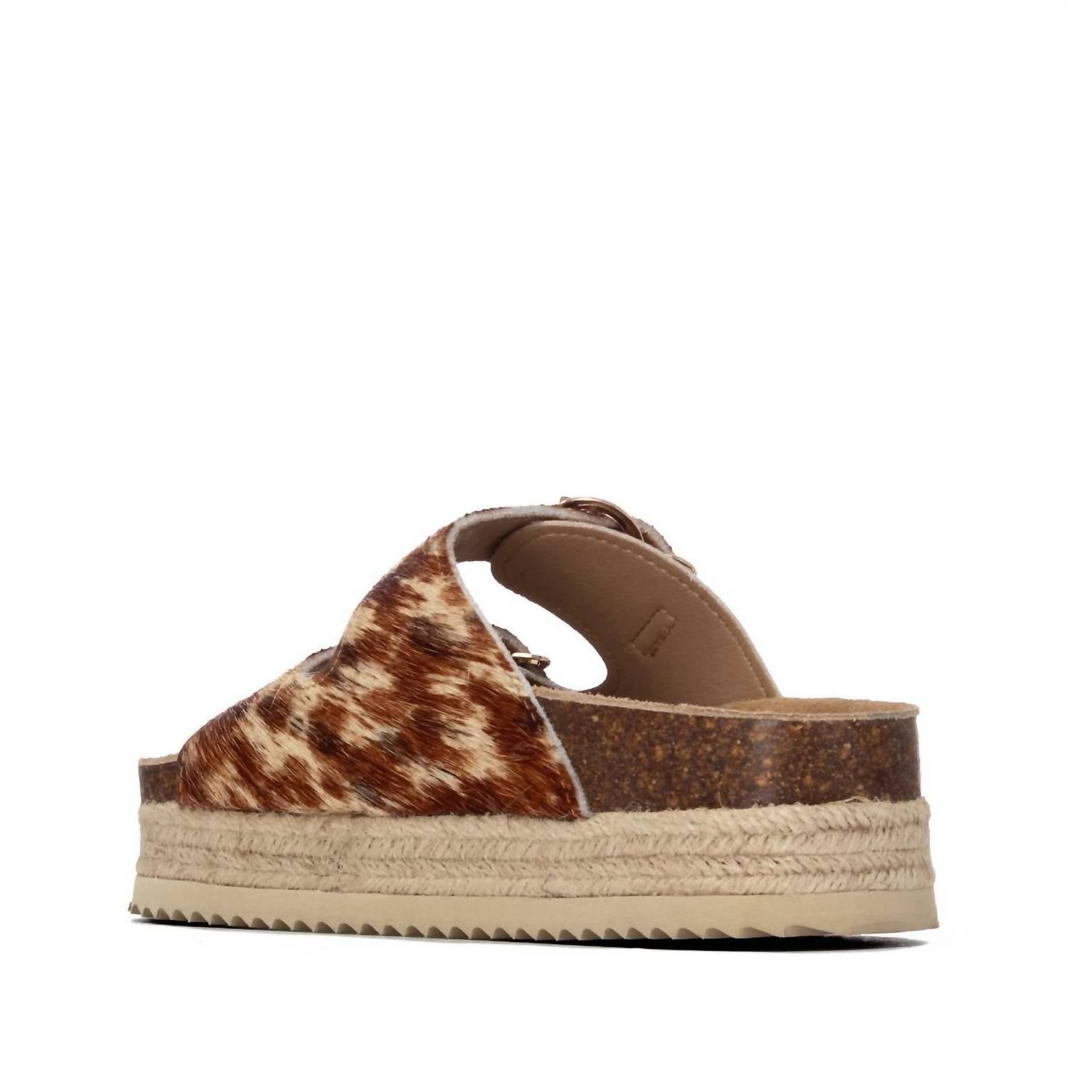 Xti Women's Refresh Leather Sandals in cow - women's sandal - detail view