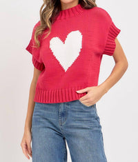 Sweet Lovely By Jen - VALENTINE HEART SWEATER