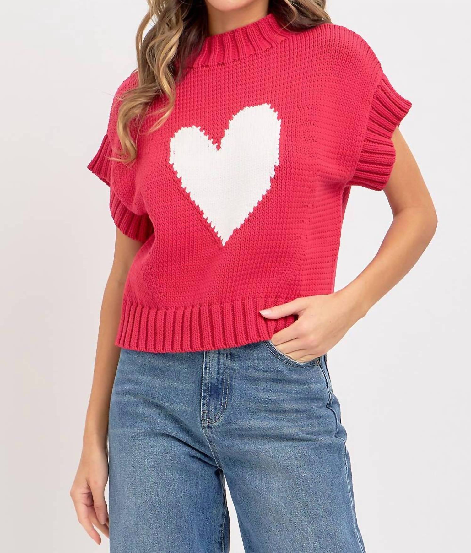 Sweet Lovely By Jen - VALENTINE HEART SWEATER