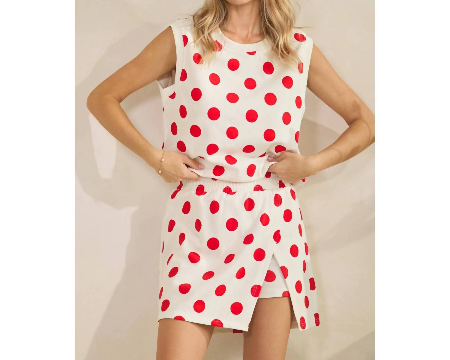 Veveret - Monroe Polka Dot Skort Set