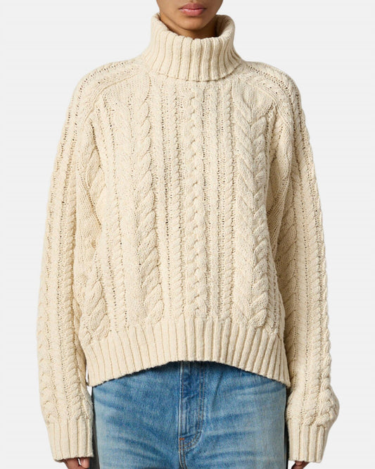 Denimist - Cable Turtleneck Sweater