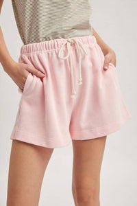 WISHLIST Soft-touch Knit Shorts in ballet - women's shorts