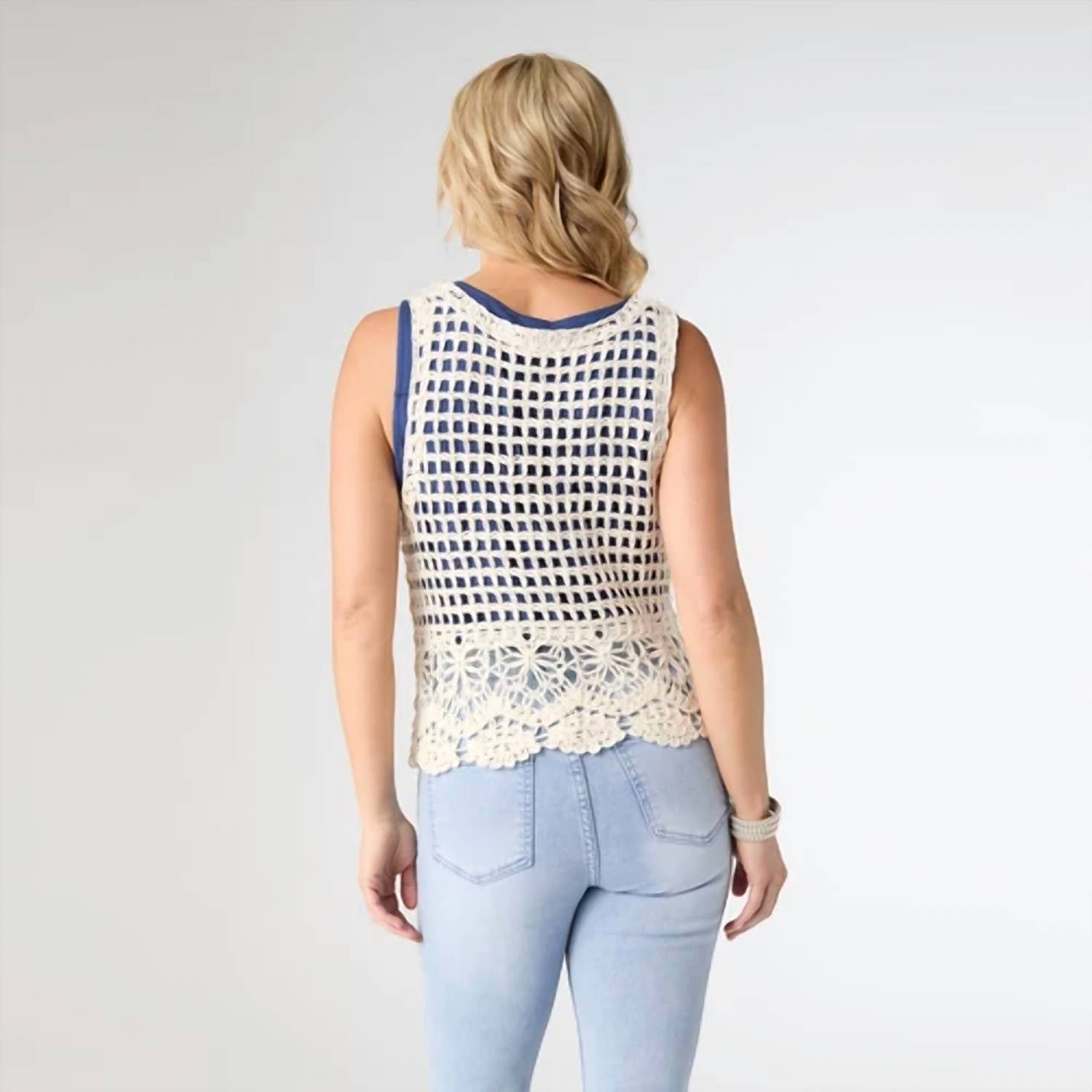 Coco + Carmen - Paula Crochet Tank Top