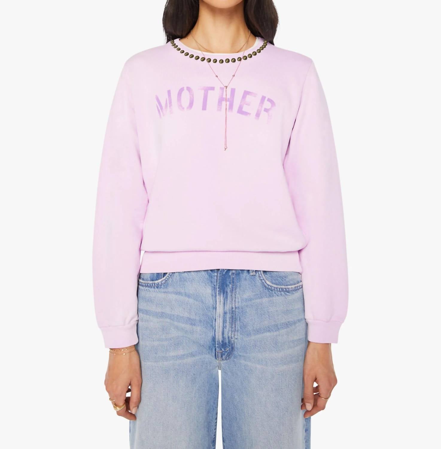 Mother - Camper Mother Stud Sweatshirt