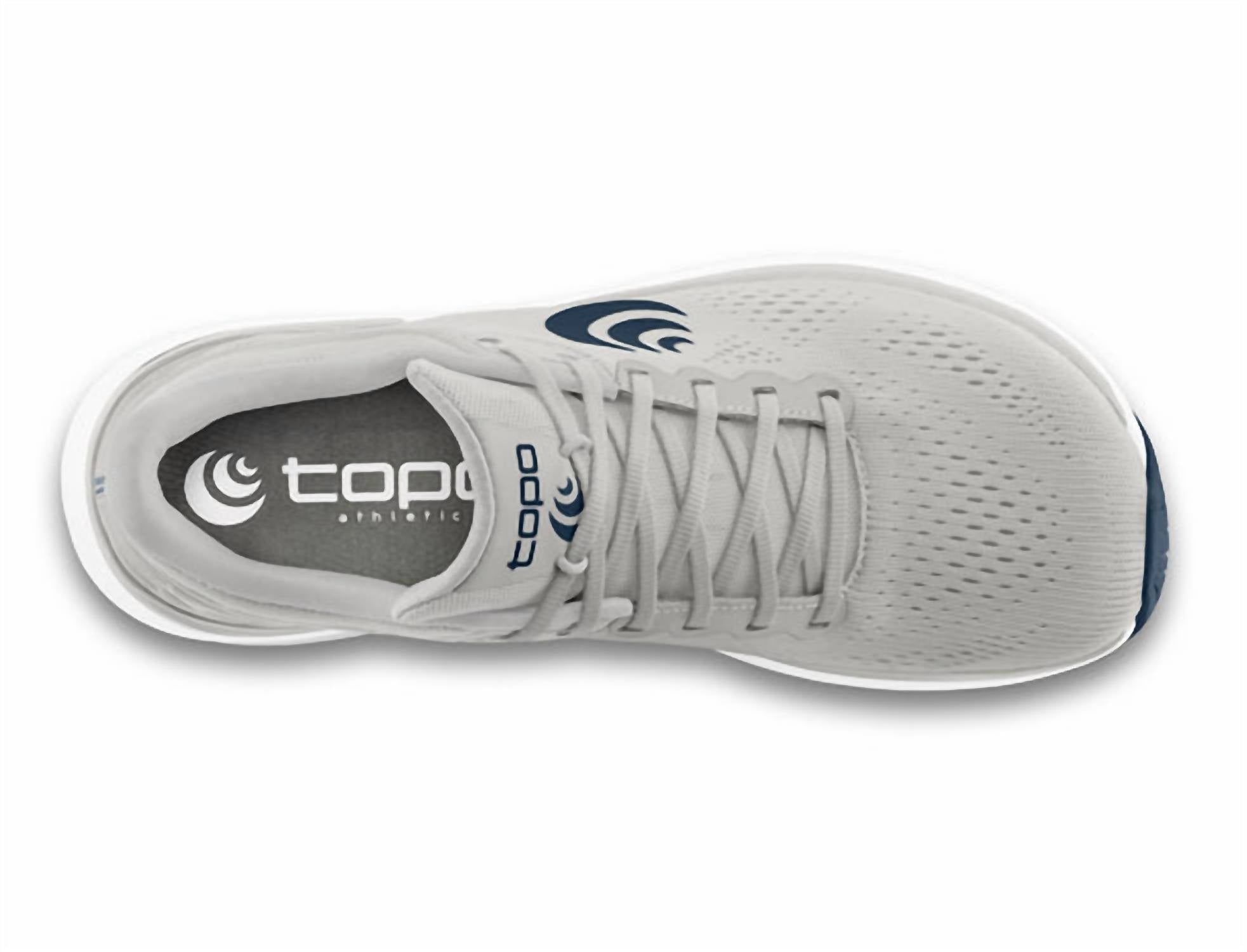 Topo Athletic Men's Ultrafly 4 Road Running Shoes in grey navy - men's sneaker - alternate view