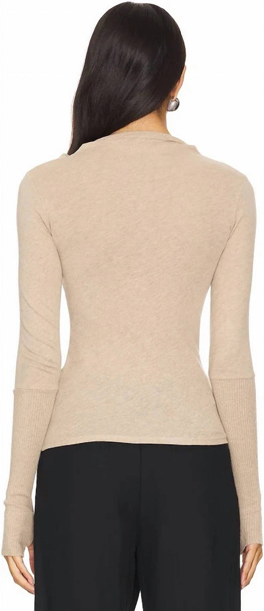 Enza Costa - Twist Long Sleeve Top