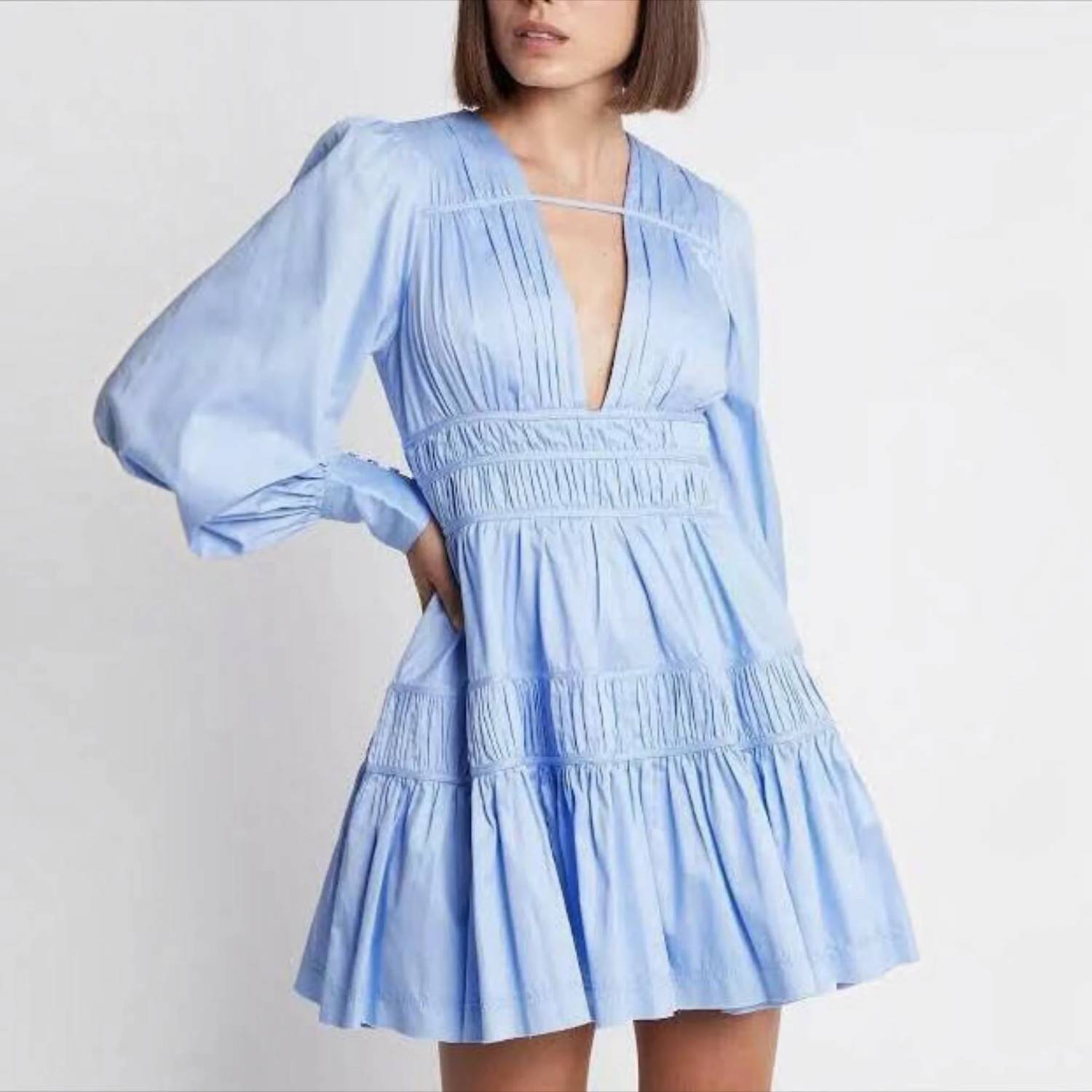 Aje. - Fallingwater Gathered Mini Dress