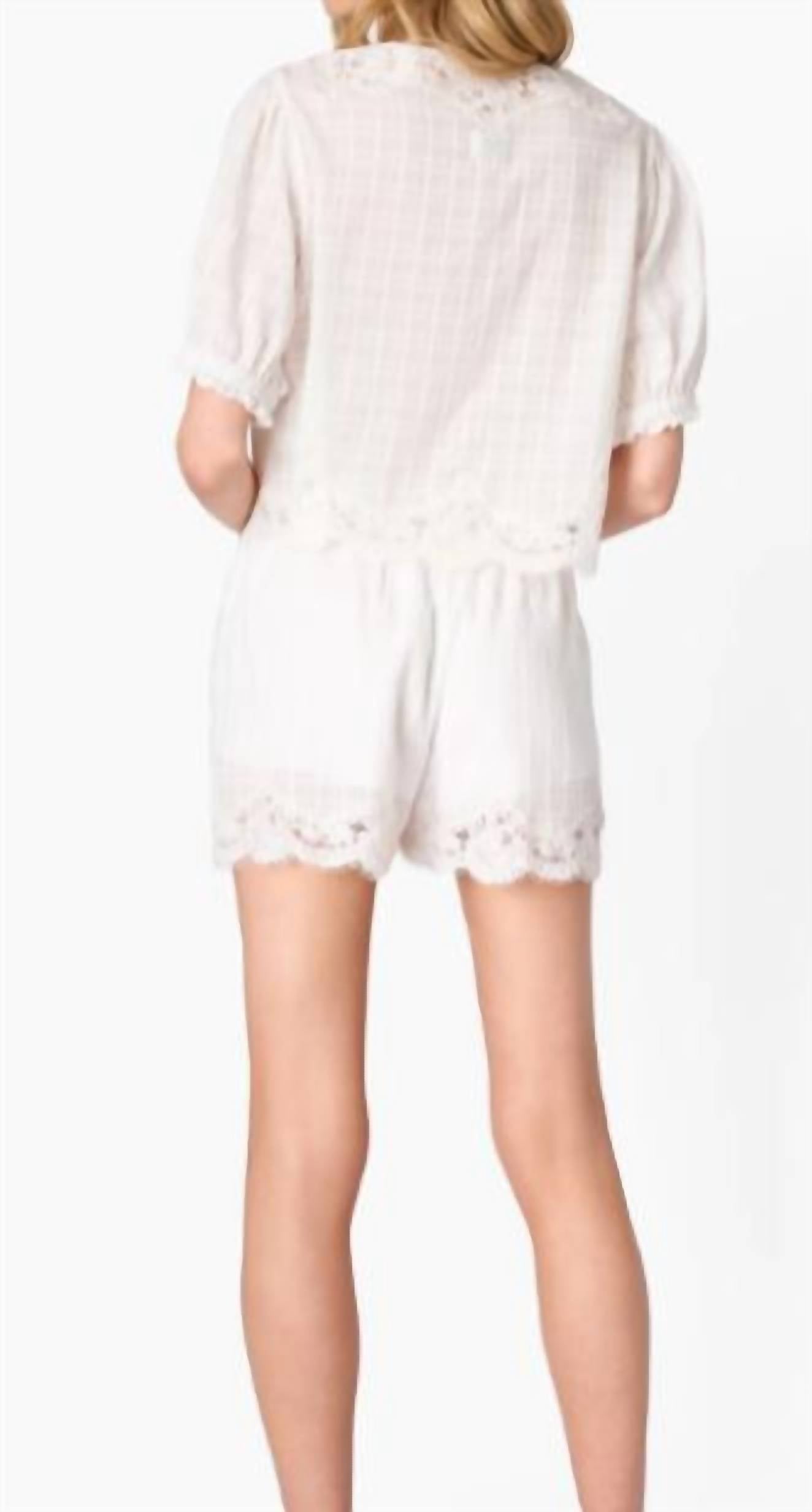 Cami Nyc - Junie Cotton Plaid Top