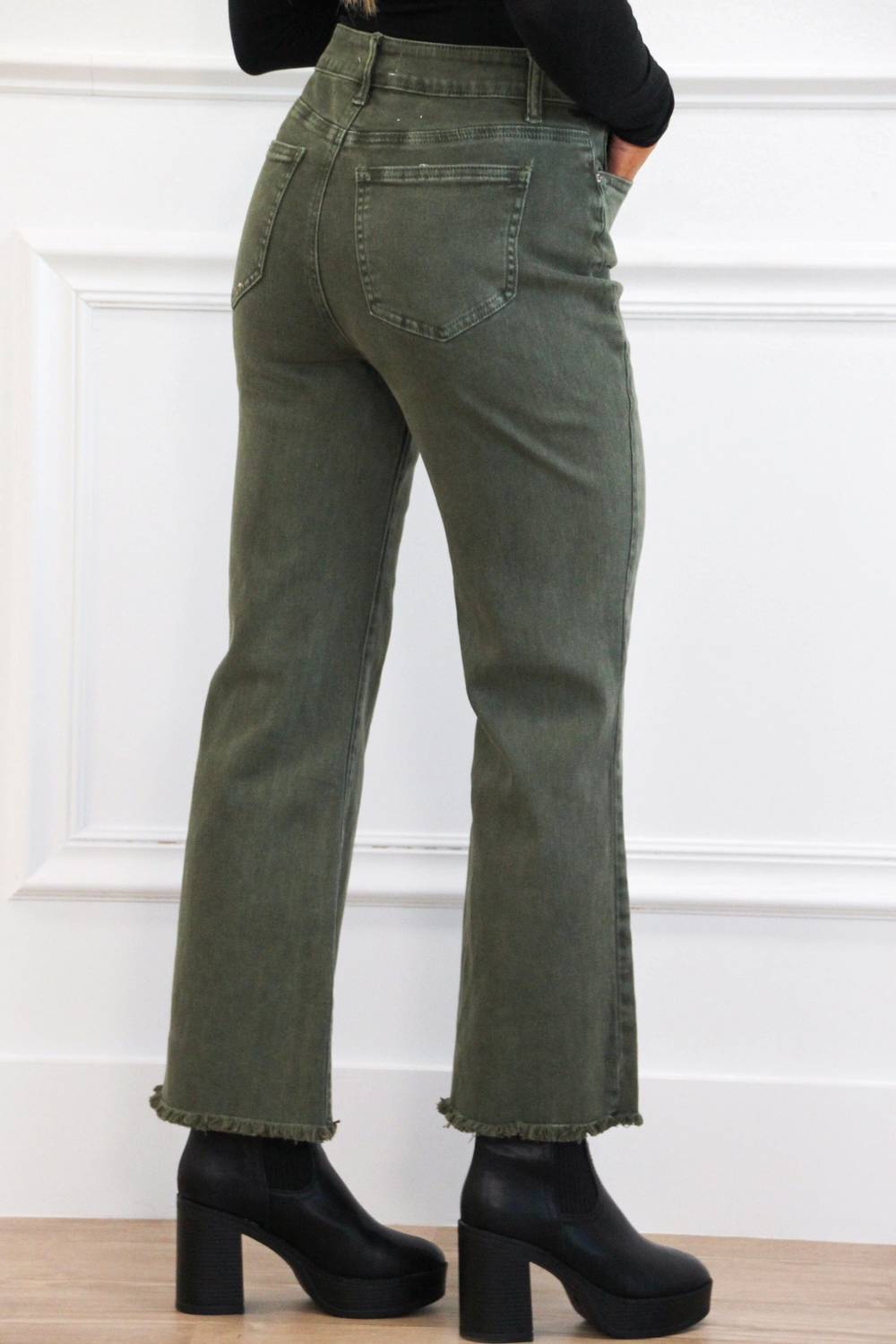 Zenana - Zuri High Waisted Bootcut Jeans