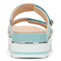 VIONIC Women's Brandie Sandals in aqua linen - women's sandal - view 8