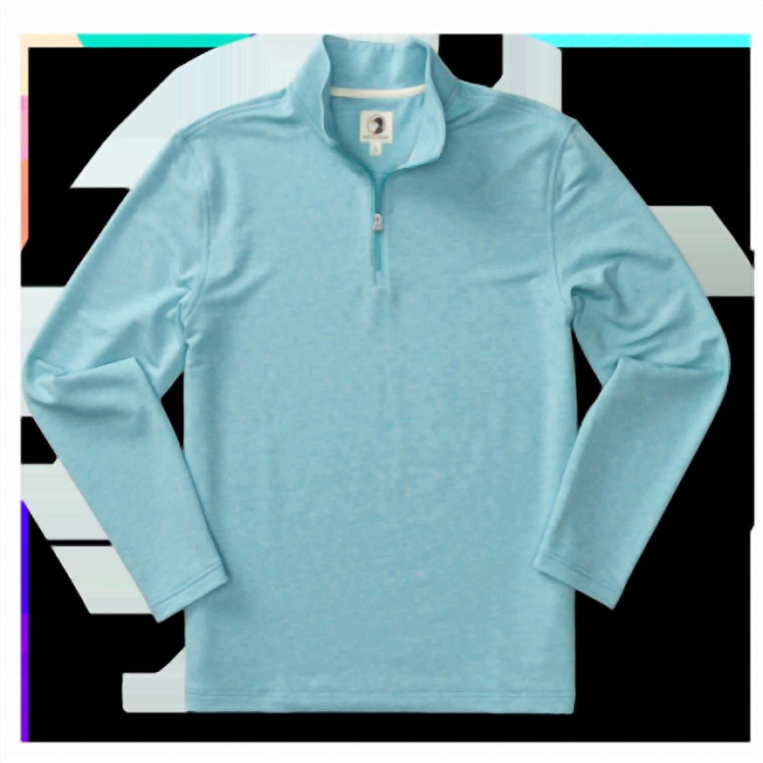 Duck Head - MEN'S LONG SLEEVE SUMMERFORD STRIPED PERFORMANCE 1/4 ZIP PULLOVER