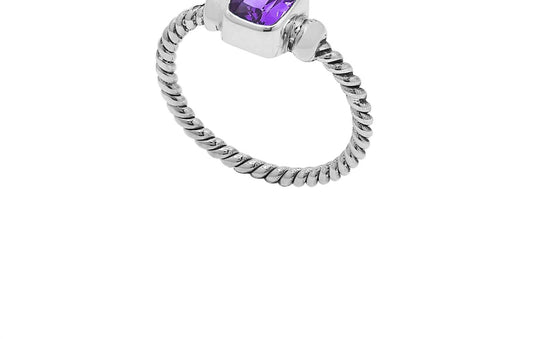 Bali - Women's Amethyst Quartz Ring