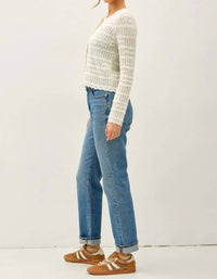 Deon - Light Big Crochet Cardigan