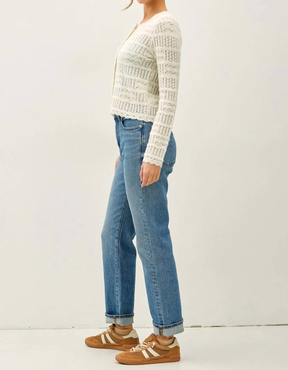 Deon - Light Big Crochet Cardigan