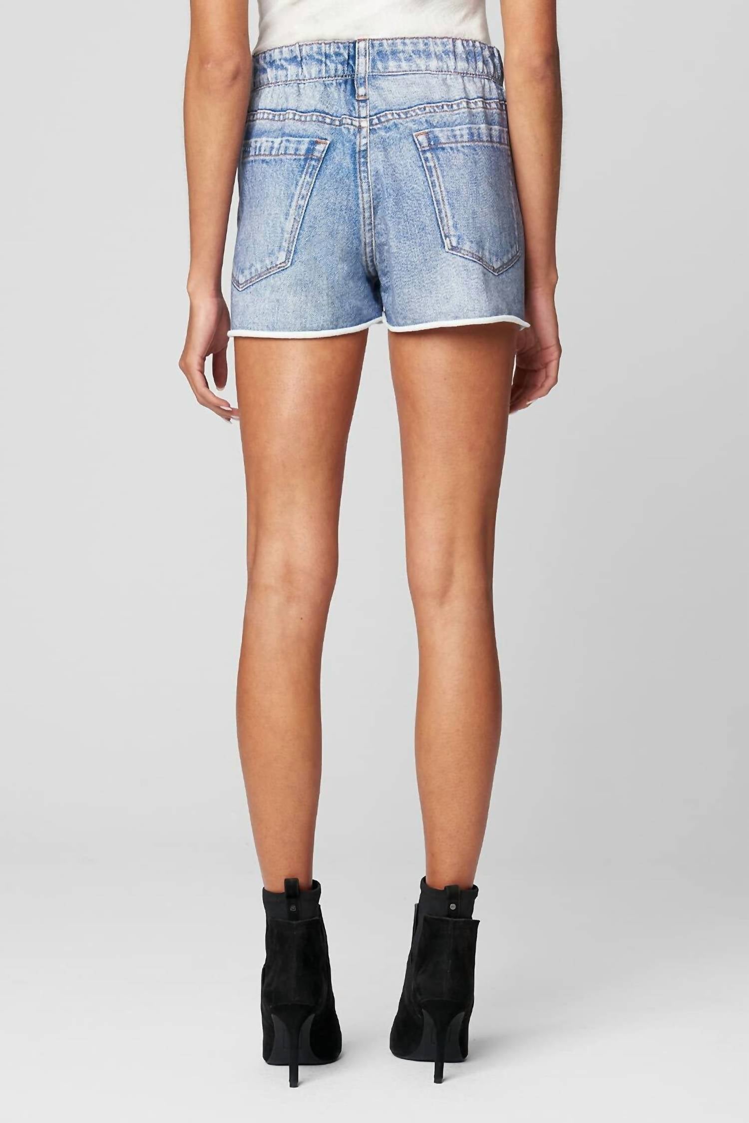 Blanknyc - Womens' Luxury Clothing French Terry Printed Denim Short