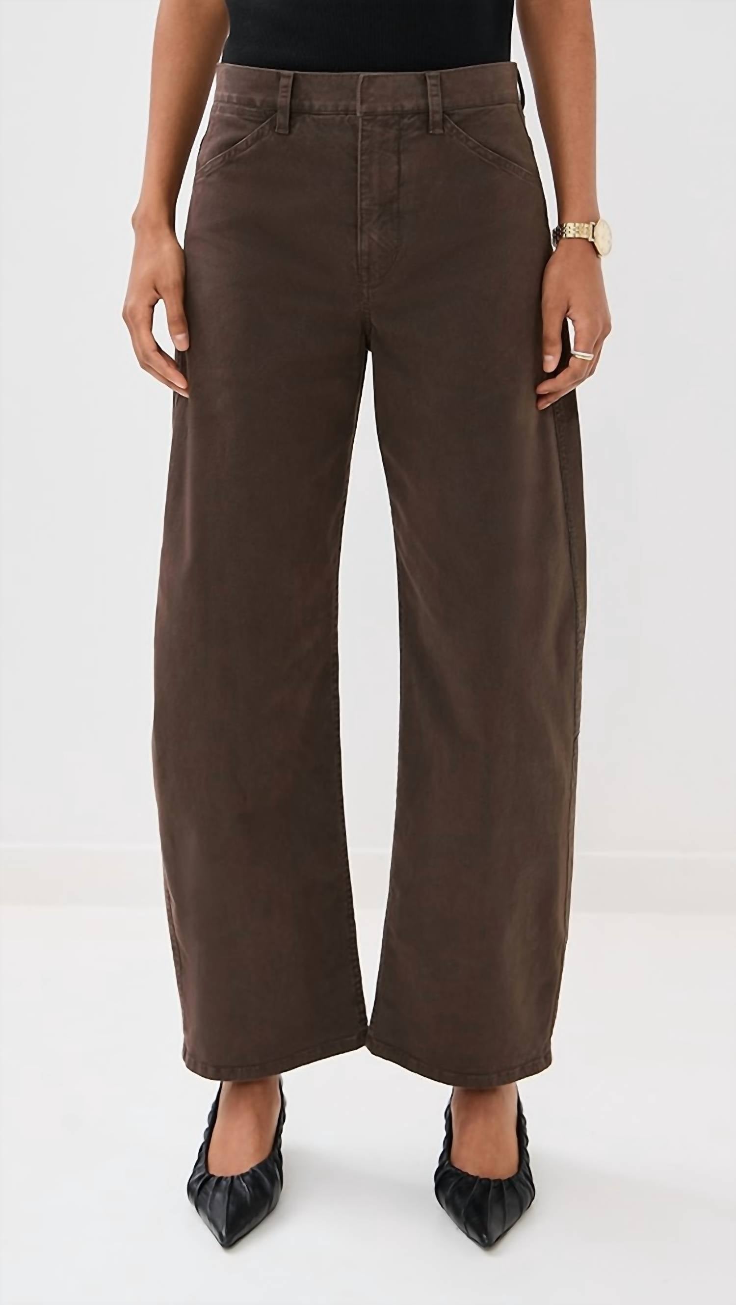 Nili Lotan - Tribeca Barrel Leg Pant