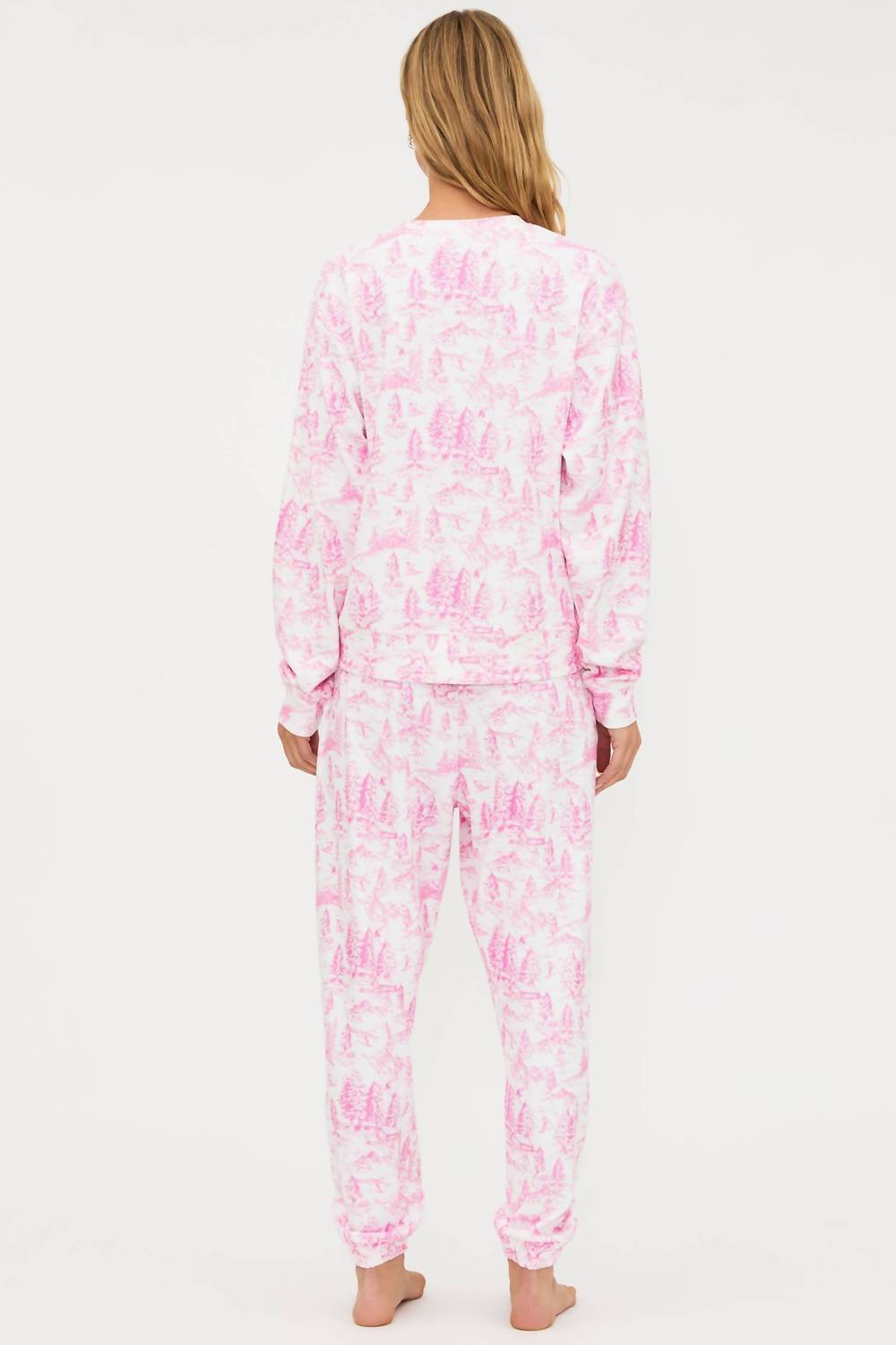 Beach Riot Georgie Ski Pant in powder pink - women's pants - alternate view