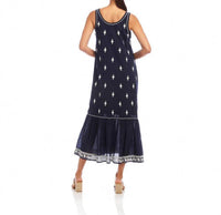 Karen Kane - Embroidered Sleeveless Midi Dress