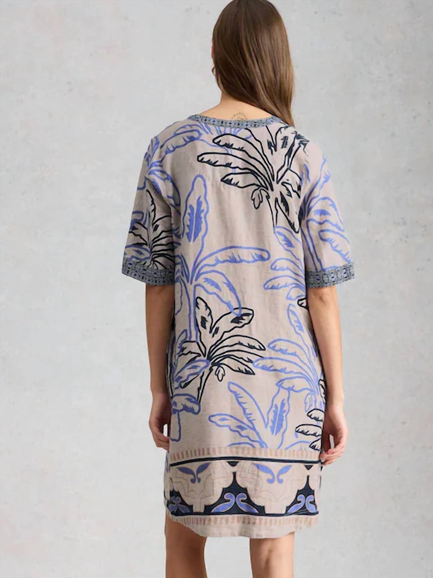 White Stuff - Ash Linen Mini Dress