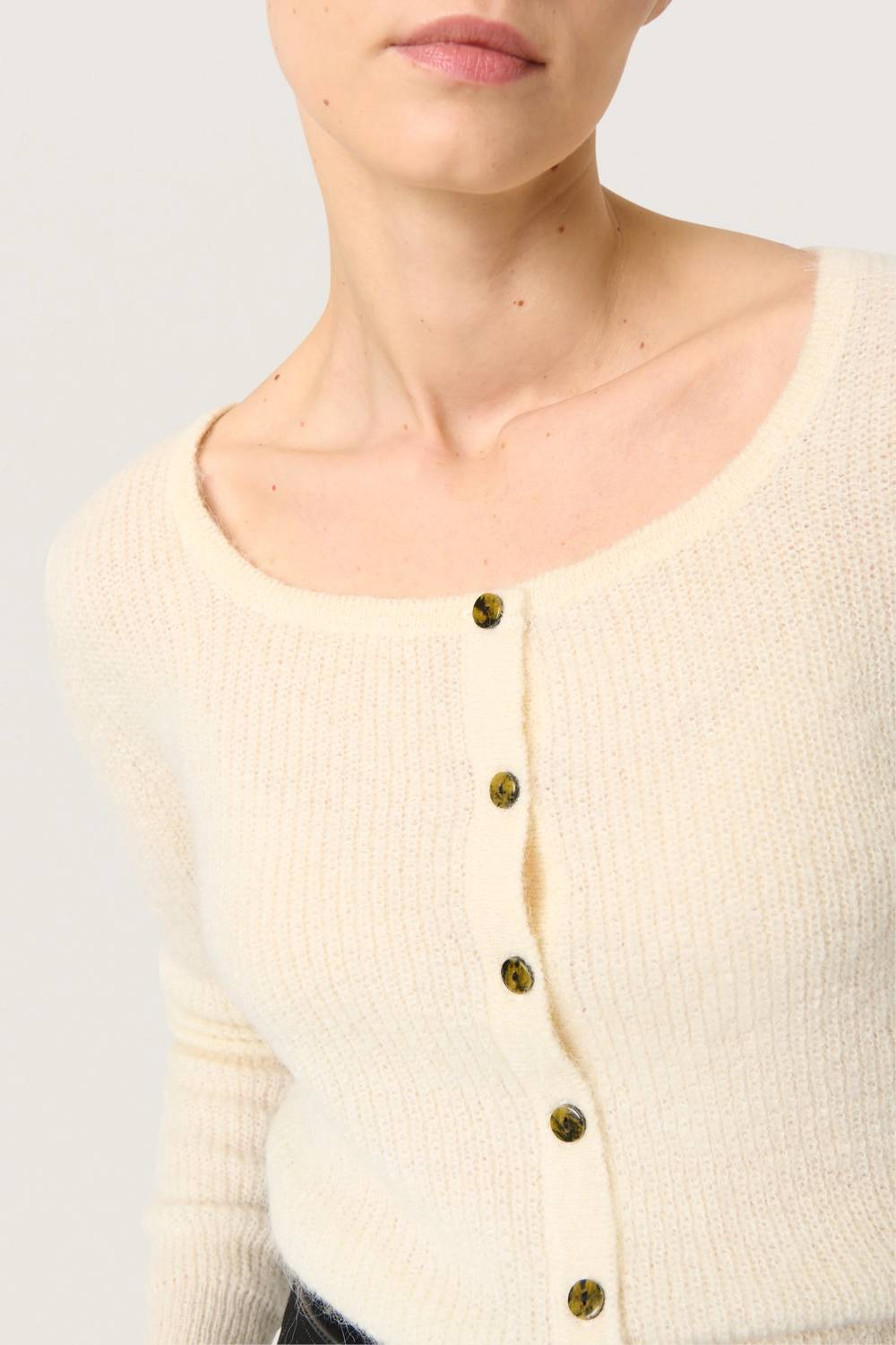 Soaked In Luxury - Tuesday Slim Fit Button Cardigan
