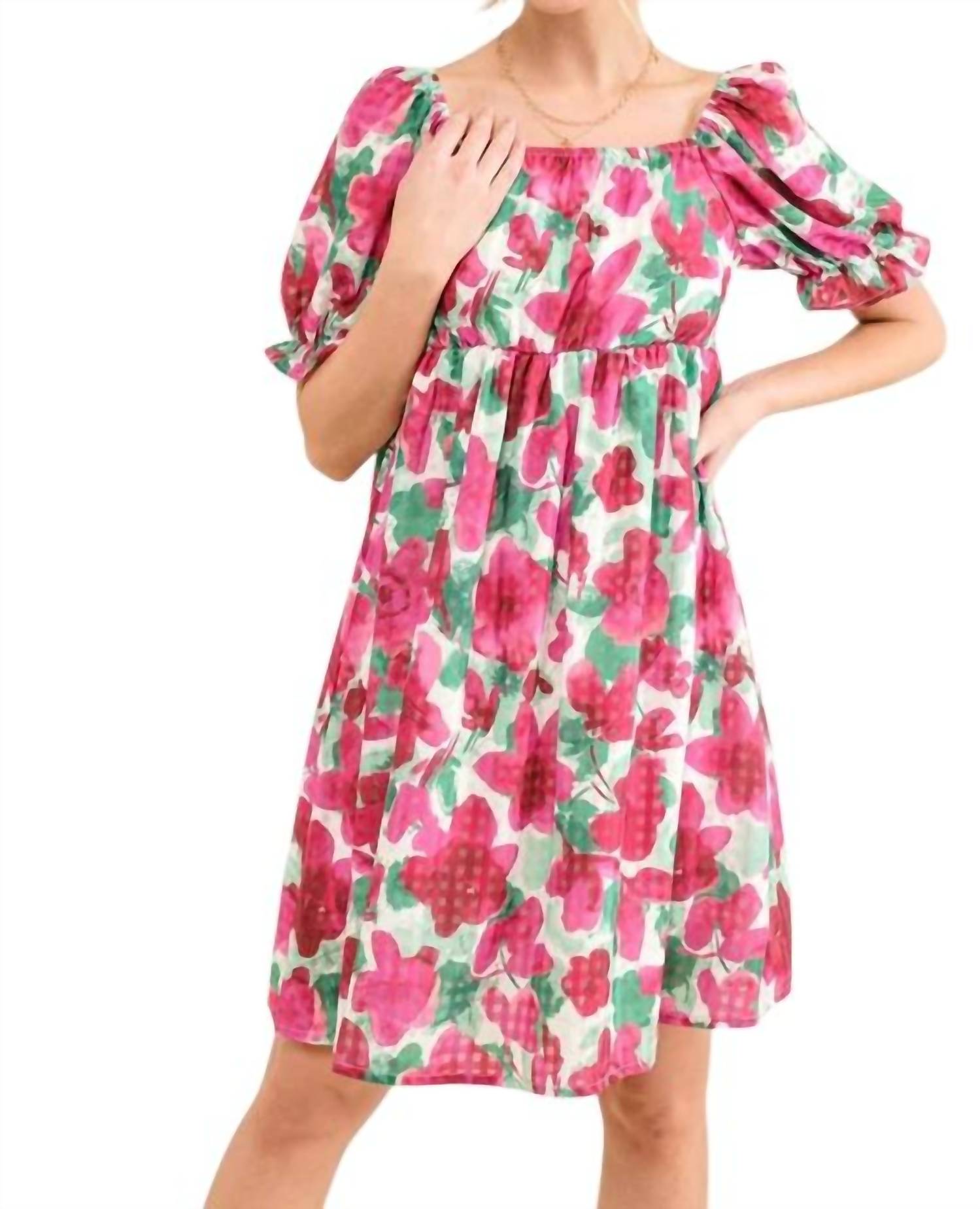 And The Why - Sunshine on Your Face Floral Dress