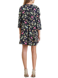 Umgee - Floral Keyhole Dress