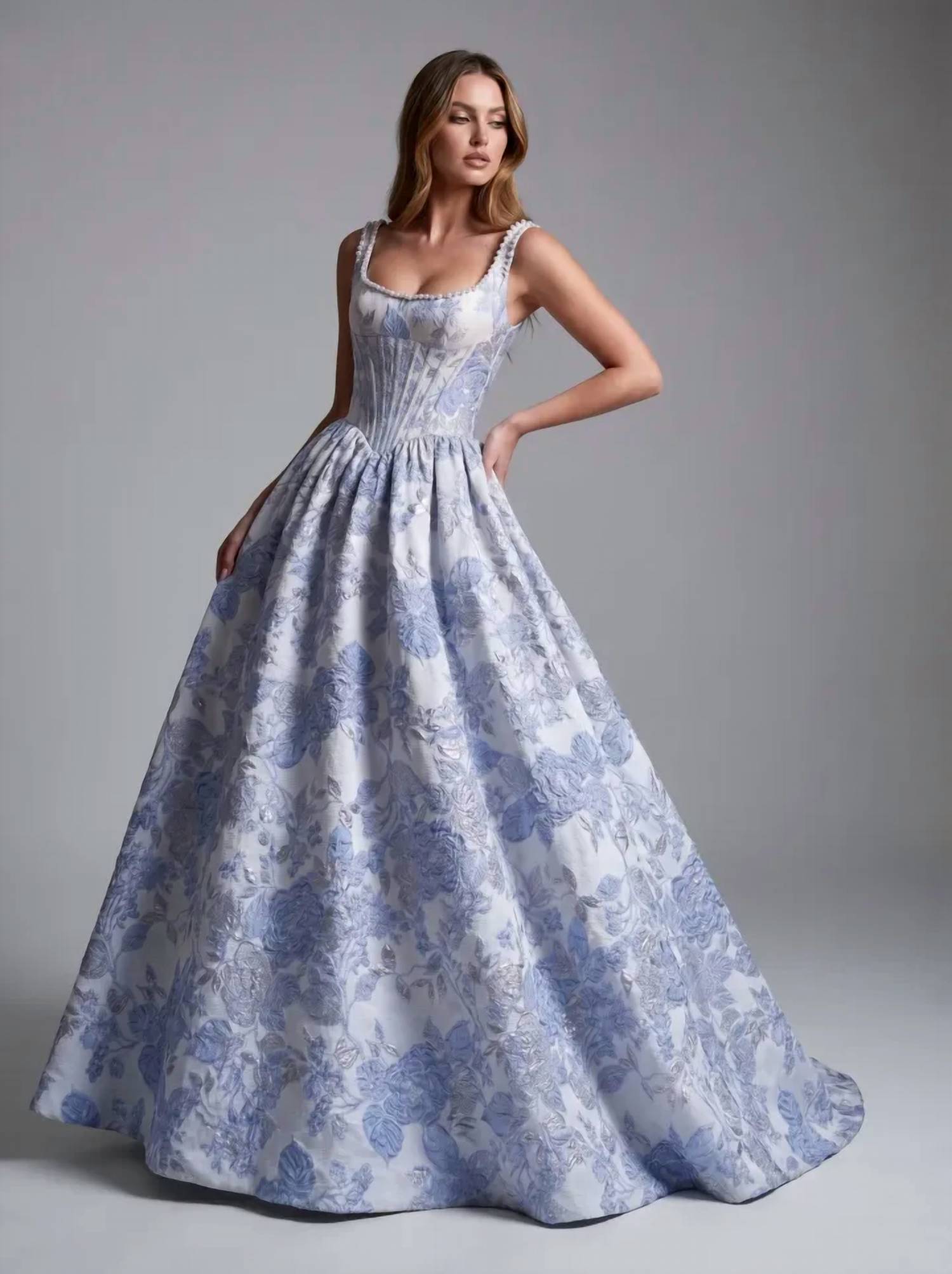 Couture Lee - Brocade Ball Gown Prom Dress