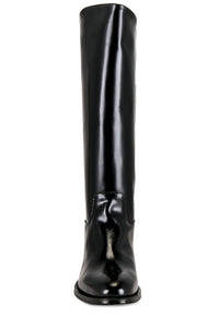 ANINE BING Women's Kari Riding Boots in high shine black - women's shoe - view 4
