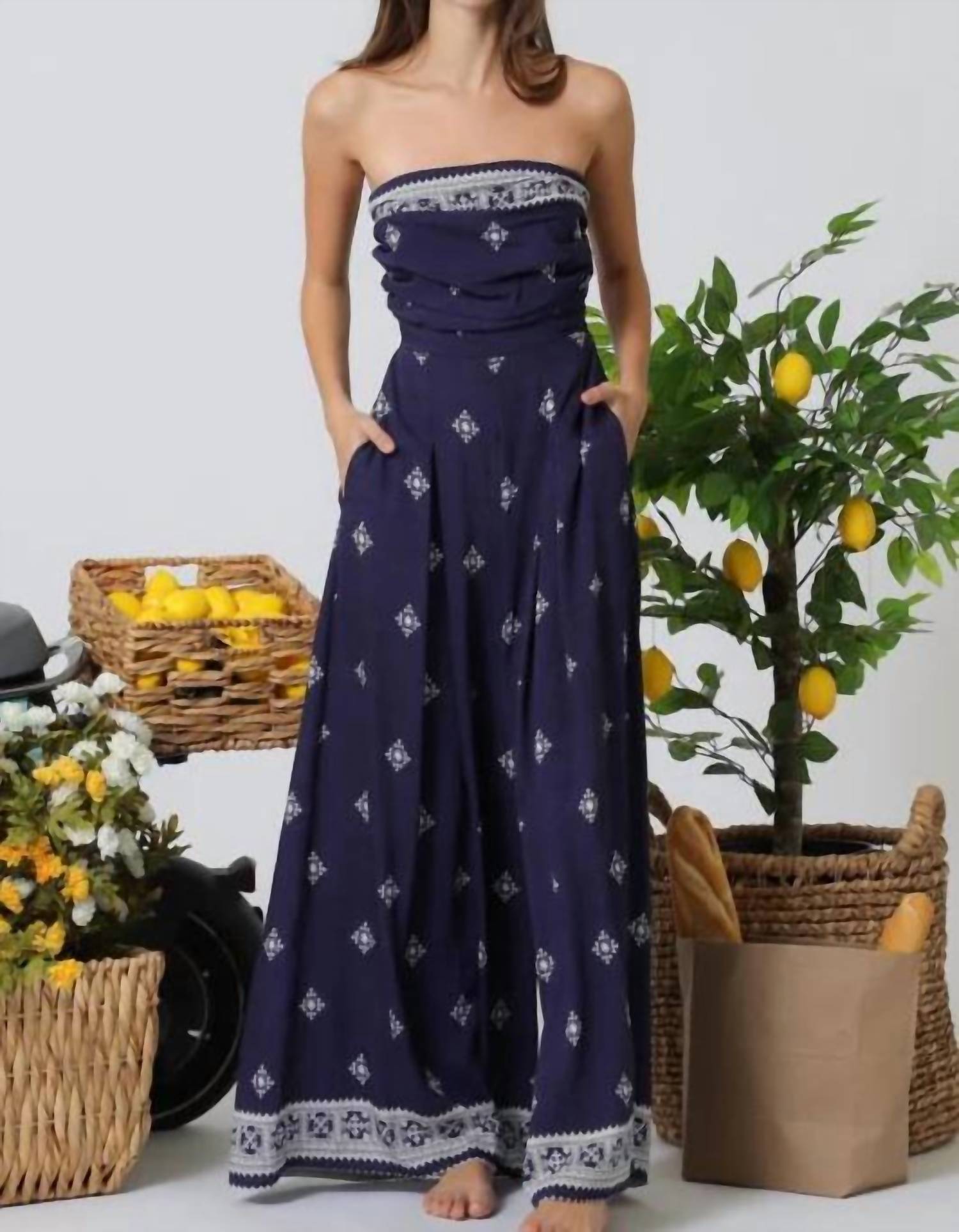 Kld. Signature - Denny Strapless Jumpsuit